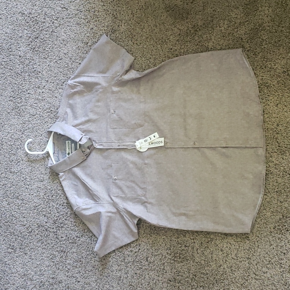 Tallwoods Large Stretch Button-up Shirt